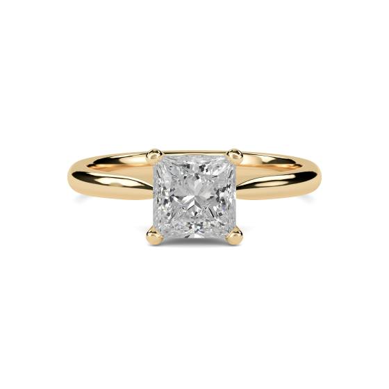 Verlobungsring mit Prinzessinnendiamant