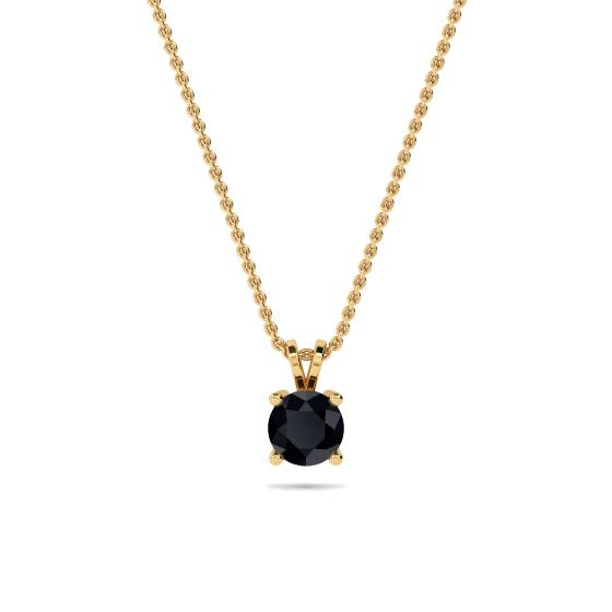 Anhänger mit schwarzem Diamanten