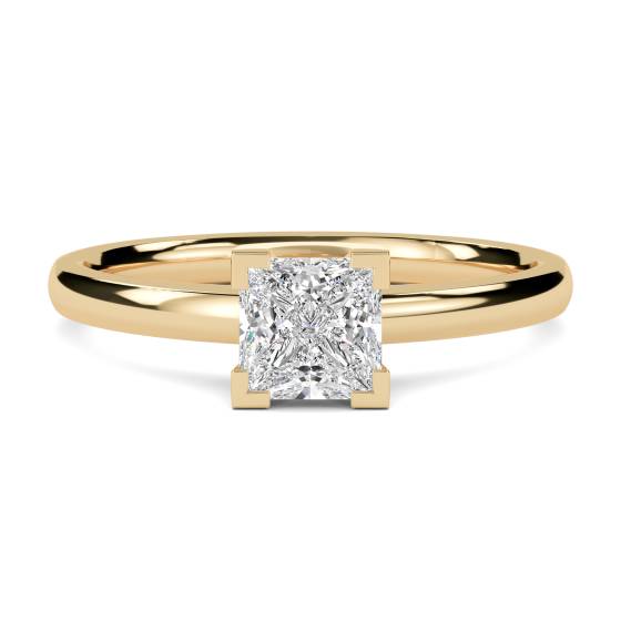 Verlobungsring mit Prinzessinnendiamant