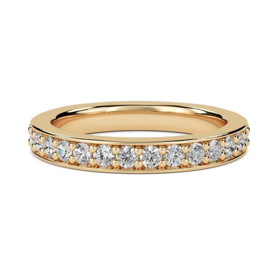 Eternity-Ring mit rundem Diamantpavé
