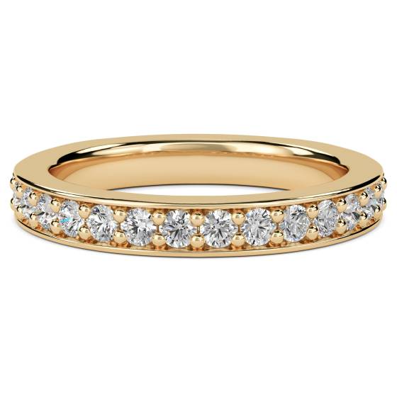 Eternity-Ring mit rundem Diamantpavé