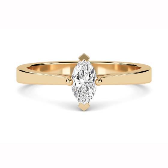 Verlobungsring mit Marquise-Diamanten