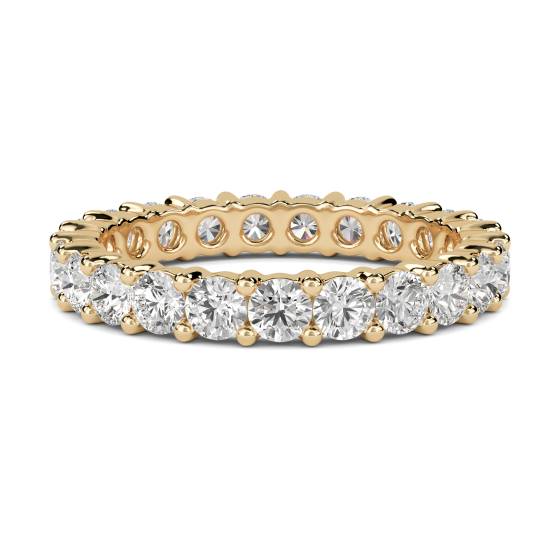Runder Diamant-Ewigkeitsring