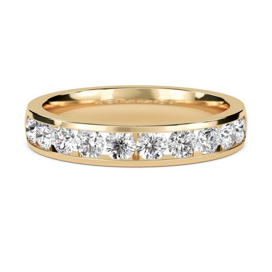 Halb-Ewigkeitsring mit Diamanten / Ehering