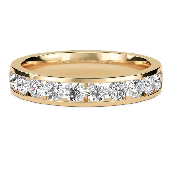 Halb-Ewigkeitsring mit Diamanten / Ehering