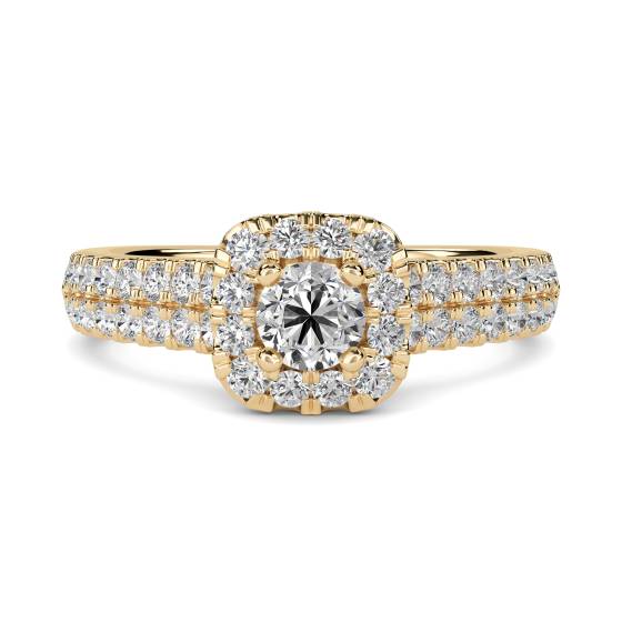 1,25 ct VS/E-F Runder Diamant Brautset