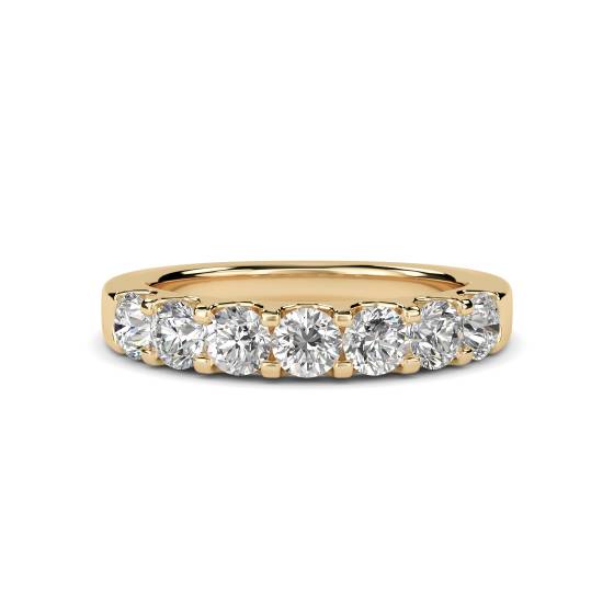 Halb-Ewigkeitsring mit 1,00 ct VS/E-F rundem Naturdiamanten