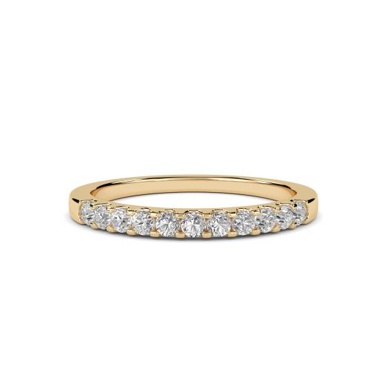 2,5 mm kleiner runder Diamant-Ewigkeitsring