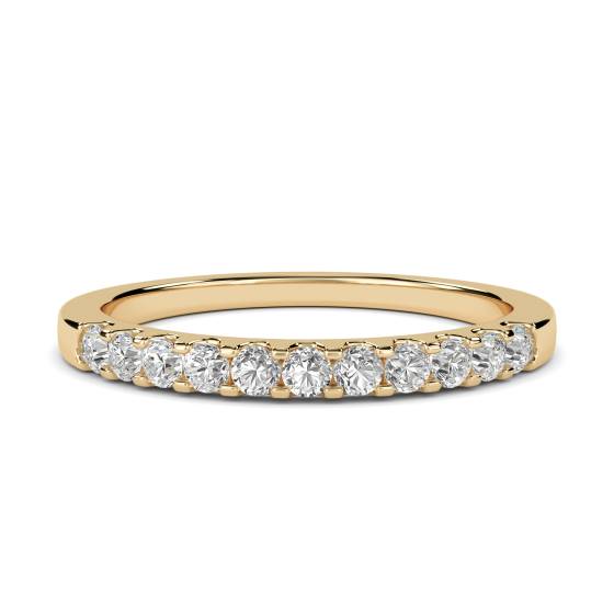 2,5 mm kleiner runder Diamant-Ewigkeitsring
