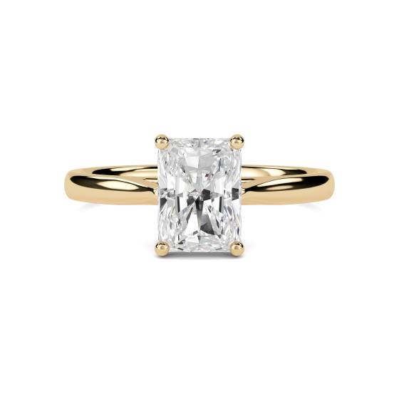 Strahlender Diamant-Verlobungsring