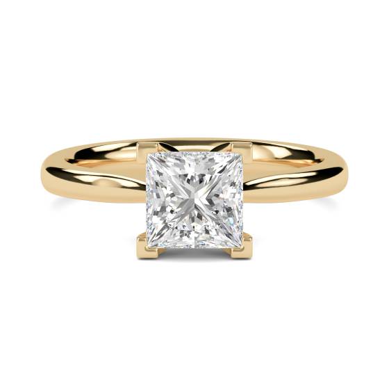Verlobungsring mit 0,25 ct Prinzessdiamant