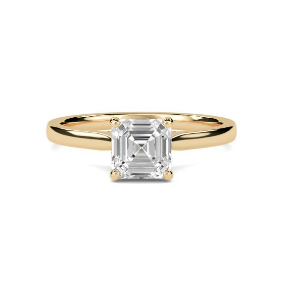 Asscher-Diamant-Verlobungsring