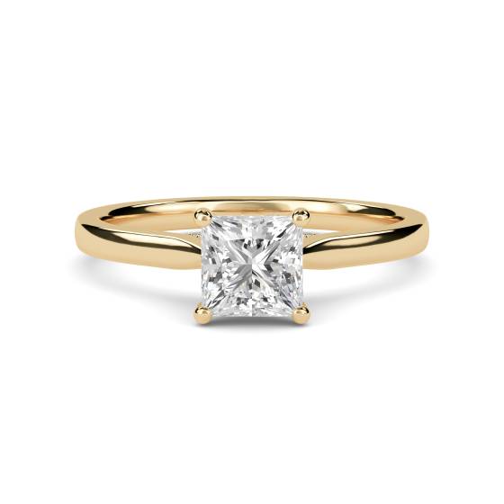 Verlobungsring mit Prinzessinnendiamant
