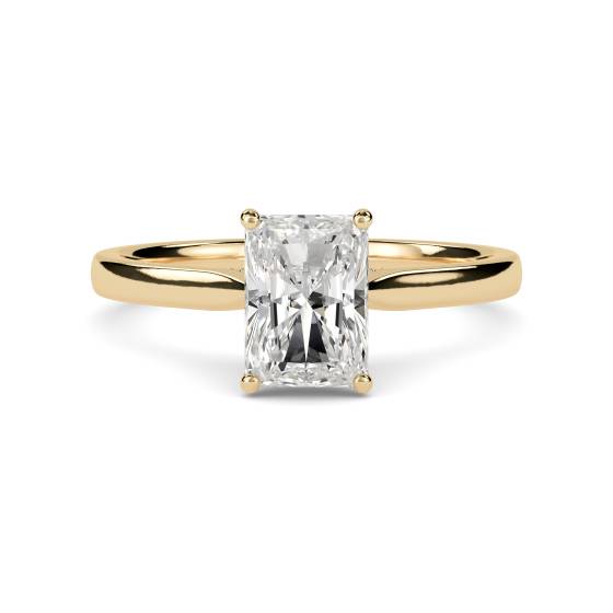 Strahlender Diamant-Verlobungsring