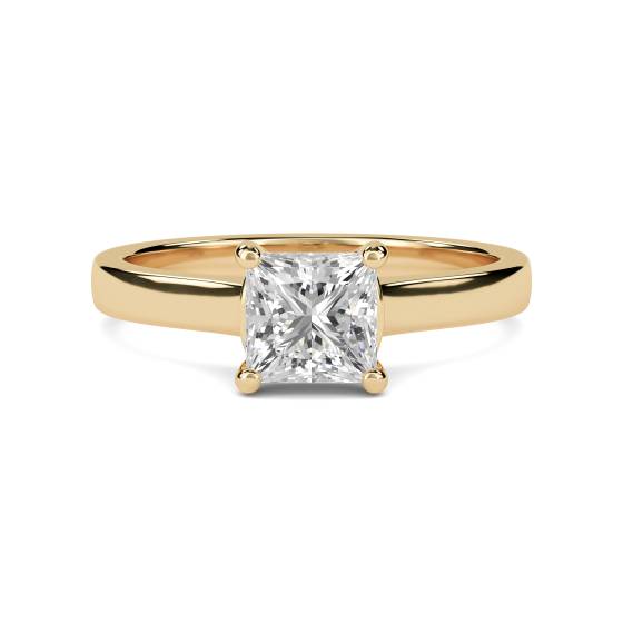 Verlobungsring mit Prinzessinnendiamant