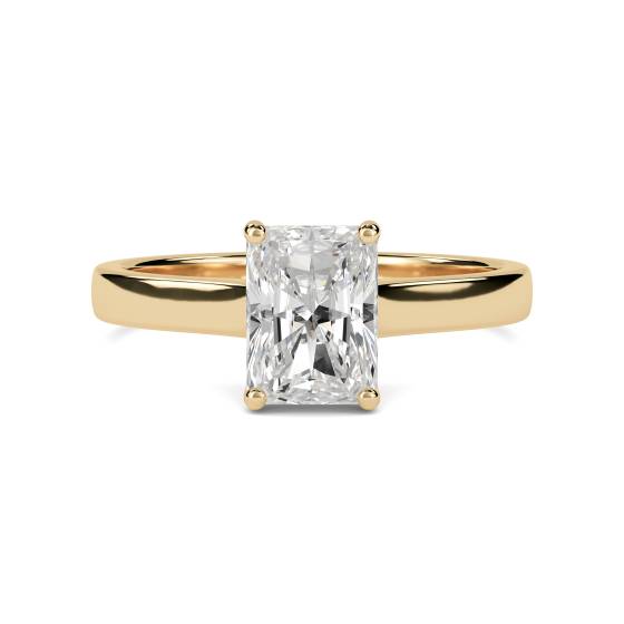 Strahlender Diamant-Verlobungsring