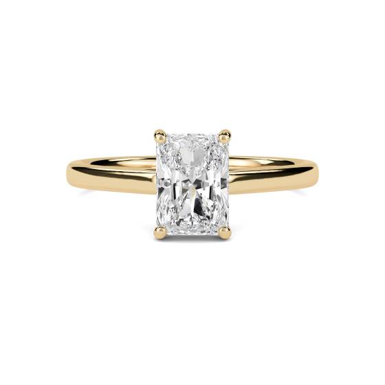 Strahlender Diamant-Verlobungsring