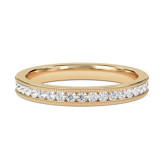 0,50 ct VS/F-G Rundschliff-Diamant-Ehering