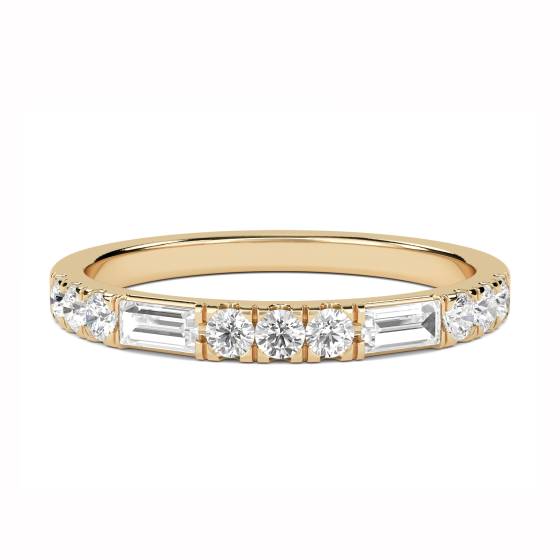 Dekorativer Ring mit 2 mm Diamanten